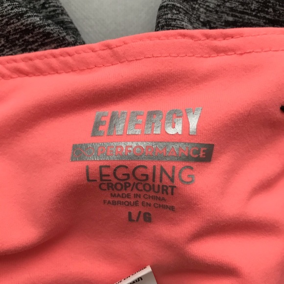 ENERGY PERFORMANCE crop legging with pockets - Picture 4 of 5